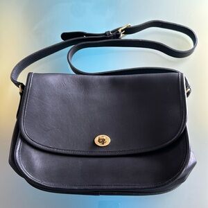 Vintage COACH City Bag Crossbody 9790, BLACK